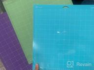 img 1 attached to Get Professional-Level Cutting With IVyne Cricut Cutting Mat Pack - Featuring Strong Grip, BPA-Free & Non-Slip Surface! review by Charles Alfian
