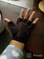 картинка 1 прикреплена к отзыву Protect Your Palms During Intense Workouts: ZEROFIRE Weight Lifting Gloves For Men And Women от Justin Bowen