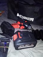 img 1 attached to AOBEN 21V Brushless Cordless Impact Wrench With 1/2" Square Driver, Max 300 Ft-Lbs Torque (400N.M), 2X 4.0Ah Li-Ion Batteries, 6Pcs Impact Sockets Set, Fast Charger And Tool Bag review by Harel Leary