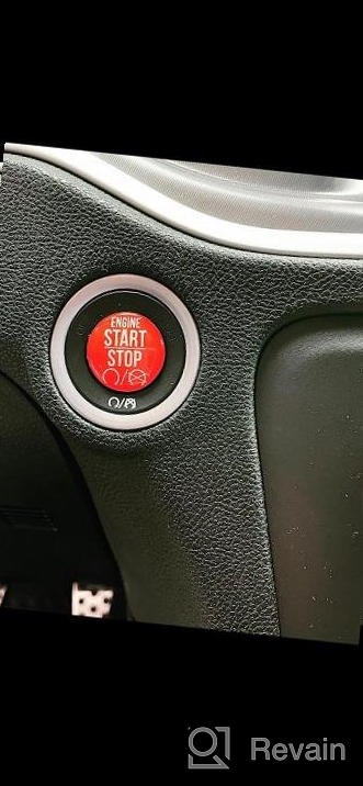 img 1 attached to 2015-2019 Dodge Charger/Challenger Starter Button Decal Overlay 3D Domed SRT Style Red Start Stop Sticker Emblem Push To Start By JDL Autoworks - Accessories review by Mike Wachtel