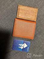 картинка 1 прикреплена к отзыву Маленький кожаный женский кошелек - ультратонкий двухскладочный карманный кошелек с технологией блокировки RFID для максимальной безопасности от Bveyzi от John Invert