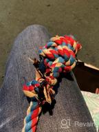 img 1 attached to Unleash Fun And Training With Zutesu Dog Chew Toy 2 Pack: Indestructible Rope Toy For Aggressive Chewers And Teething Puppies review by Everett Makori