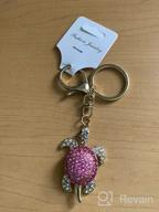 img 1 attached to 🍾 Champagne Rhinestones Sparkling Crystal Keychain review by Kev See