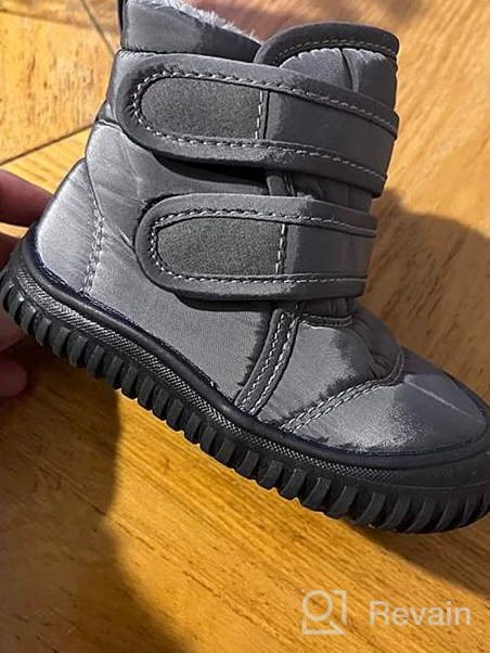img 1 attached to BMCiTYBM Toddler Winter Snow Boots: Cozy Faux Fur Shoes 👶 for Boys and Girls (Infant/Toddler/Little Kid) - Stay Warm in Cold Weather! review by John Benjamin