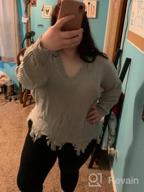 img 1 attached to Stay Stylish And Comfortable With LAMISSCHE Women'S Loose Off-Shoulder Sweater review by Chantel Cooper