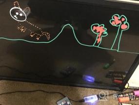 img 6 attached to Create Artistic Masterpieces With Woodsam'S Erasable LED Drawing Board + 8 Fluorescent Markers