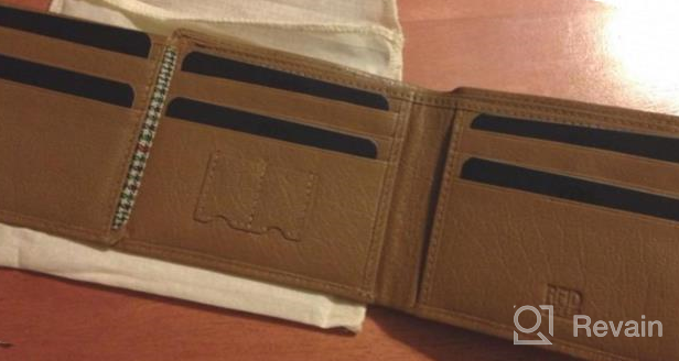 img 1 attached to Cognac Leather BiFold Wallet with Window 09 review by Jonathan Reddick