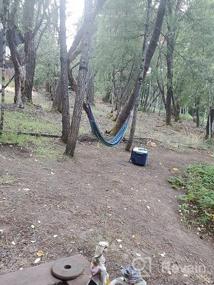 img 5 attached to Experience Ultimate Comfort With Anyoo Garden Cotton Hammock - Durable & Portable Hammock For Camping & Outdoor Relaxation