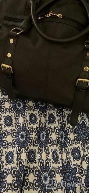 img 1 attached to Oversized Weekender Bag With Shoe Compartment - Perfect Travel Duffel For Men And Women, Carry On Tote review by Abaraham Duvernot