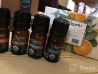 img 1 attached to Organic Aromatherapy Essential Oils Set (4) By Cliganic - 100% Pure Natural Peppermint, Eucalyptus, Tea Tree & Orange review by Dana Johnson