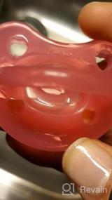 img 7 attached to Chicco PhysioForma Мягкая силиконовая пустышка для детей от 0 до 6 месяцев розового цвета - ортодонтическая соска, без бисфенола-А, 2 шт. в упаковке со стерилизующим футляром