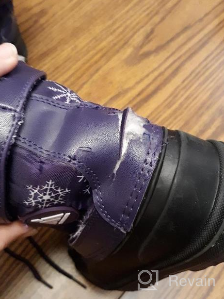 img 1 attached to Kids' Winter Snow Boots: Warm, Anti-Slip, Waterproof Cold Weather Shoes For Boys And Girls (Available In Toddler, Little Kid, And Big Kid Sizes) review by Johnnie Trimble