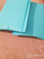 img 1 attached to Metronic Bubble Mailers 6X10 Inch 25 Pack, Teal Padded Envelopes,Waterproof ,Cushioning Self Seal Adhesive Padded Mailers For Shipping Bags,Boutique,Small Business Bulk #0 review by Ashley Long
