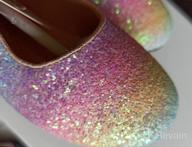 img 1 attached to 🌈 ADAMUMU Glitter Toddler Princess Colorful Flats for Girls' Shoes review by Craig Sexton
