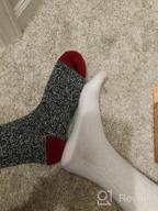 img 1 attached to Stay Warm This Winter With Sunew Unisex Thick Insulated Heated Thermal Socks! review by John Faxon
