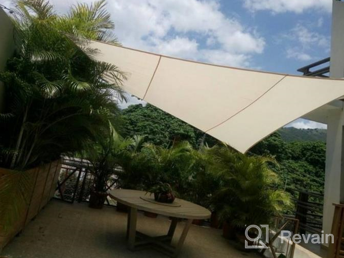 img 1 attached to TANG Sun Shades Depot 10' X 15' Rectanlge Waterproof Knitted Shade Sail Curved Edge Red 260 GSM U*V Block Shade Fabric Pergola Carport Canopy Replacement Awning Customize Available review by Sin Gabriel