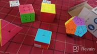 img 1 attached to New Speed Cube Set - 5 Pack Magic Cubes Collection For Kids - Pyramid, Megaminx And More! review by Kenyatta Mack