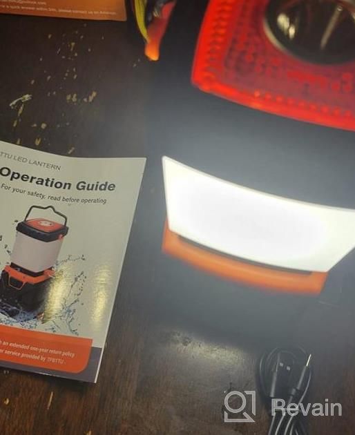 img 1 attached to 3000 Lumen 8 Mode Super Bright LED Camping Lantern - 4400MAh Rechargeable Battery, Perfect For Power Outages, Hurricanes And More! review by Chris Floyd