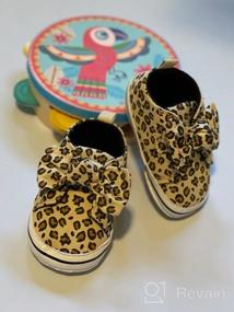 img 5 attached to Newborn Sneakers Leopard Leopard1 12_Months Girls' Shoes for Athletic