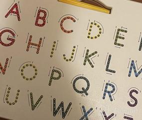 img 7 attached to Magnetic Letter Board For Kids - Learn To Trace, Write And Draw With A To Z And A To Z Alphabet Educational Toy. 2-In-1 Reversible Board With Stylus Pen. Ideal Gift For Preschoolers And Toddlers.