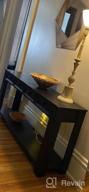 img 1 attached to Espresso Console Table With Drawers And Shelf - Ideal For Entryway, Hallway, Or Sofa Table Storage By P PURLOVE review by Brian Stepp