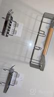 картинка 1 прикреплена к отзыву 4-Pack AHNR 304 Stainless Steel Shower Caddy - Adhesive Organizer W/ 2 Soap Holders & 16 Hooks | No Drilling Rustproof Bathroom & Kitchen Storage Basket Rack от Brandon Daughenbaugh