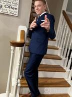 img 1 attached to 👔 Kretenier Formal Suits Charcoal Dress Boys' Clothing and Sport Coats: Quality & Style review by Robert Sorrells