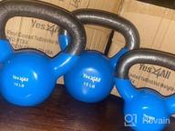 img 1 attached to Get Fit And Stay Strong With Yes4All'S Vinyl Coated Kettlebell Set - 7 Weights Available For Your Strength Training Needs review by Matt Tito