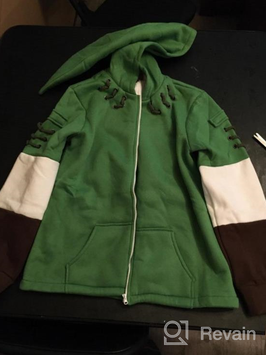 img 1 attached to Get your Link on with Ya-cos Cosplay Hooded Hyrule Warriors Jacket – Green Zipper Coat review by Matt Morrison