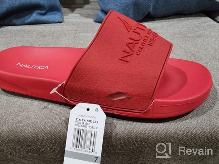 img 1 attached to 🏖️ Nautica Dolan Black Athletic Slide Sandals - Size 9: Ultimate Comfort for Active Souls review by Greg Muiznieks