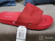 картинка 1 прикреплена к отзыву 🏖️ Nautica Dolan Black Athletic Slide Sandals - Size 9: Ultimate Comfort for Active Souls от Greg Muiznieks