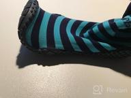 img 1 attached to Outdoor Playshoes: Striped Rubber Beach Shoes for Toddler Boys review by Mark Fleming