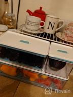 img 1 attached to 6 Pack Stackable Fridge Organizers And Storage Bins - MineSign Clear Refrigerator Containers W/ Vented Lids & Drainer For Produce, Fruit, Lettuce Saver Keeper In Freezer Kitchen review by Kyle Gresham