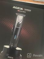 img 1 attached to Roziahome Men'S Hair Clippers & Foil Shaver - Professional Barber Kit With Electric Razor - Cordless Rechargeable Beard Trimmer And Hair Cutting Machine (Transparent) review by Brian Thao