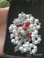 img 1 attached to 📿 Hedi HanlinCC 6mm Glass Pearl Beads Catholic Rosary with Lourdes Center Piece - Inspire Devotion with Exquisite Craftsmanship review by Ryan Huhn