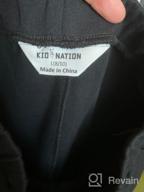 img 1 attached to Stylish Kid Nation Cropped Clothing with Unisex Pockets for Girls review by Evan Larson