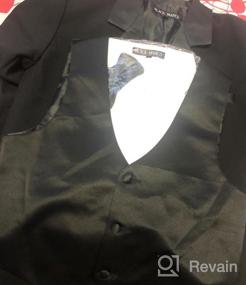 img 8 attached to 🤵 Black Boys' Dresswear Tuxedo in Appropriate Size for Boys' Clothing