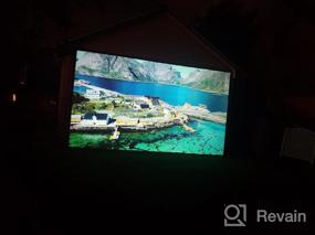 img 6 attached to JWSIT 120 Inch Outdoor Projector Screen – HD Foldable Anti-Crease Movie Screen With Carrying Bag For Home Theater, Backyard, And Outdoor Use In 16:9 Aspect Ratio