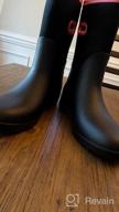 img 1 attached to Get Ready For Any Weather With DKSUKO Women'S Mid Calf Rubber Rain Boots! review by Dred Swindler
