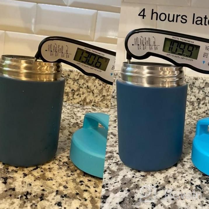 img 1 attached to Keep Your Kid'S Lunch Hot Or Cold With WeeSprout Vacuum Insulated Thermos: The Perfect Leakproof Food Container For Daily Use review by Wendy Johnson