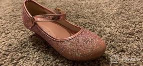 img 5 attached to Sparkling Mary Jane Princess Dress Shoes For Girls Perfect For Parties And Special Events