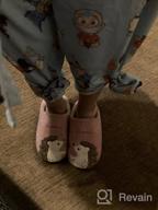 img 1 attached to 🦔 Hedgehog Memory Winter Animal Slippers for Boys review by Kyle Ahmed