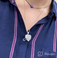 картинка 1 прикреплена к отзыву Сердцеобразное медальонное ожерелье SoulMeet с подвеской под семьей Поддерживайте близость с близкими с помощью серебра/золотой индивидуальной бижутерии Sunflower Heart Shaped Locket Necklace от Jason Sullivan