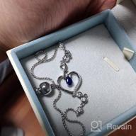 img 1 attached to Sterling Silver Birthstone Bracelet – Perfect Anniversary Jewelry for Girls review by Keith Martin