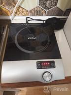 img 1 attached to Induction cooker Kitfort KT-108, silver review by Dagmara Domaska ᠌