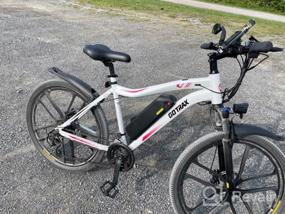 img 6 attached to 🚲 Gotrax Electric Bike 26" - Powerful 350W Motor, 20MPH Speed, 50 Mile Range - Shimano 21-Speed Commuter Electric BMX Bicycle for Travel and E-Bike Enthusiasts