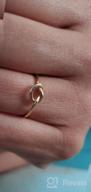 img 1 attached to Kooljewelry 14K Gold Love Knot Ring (Yellow Gold, White Gold Or Rose Gold) review by Micah Manus