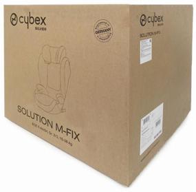 img 1 attached to 🚗 Cybex Solution M-Fix Car Seat Group 2/3 (15-36 kg) - Pure Black: Sleek and Safe Travel Companion