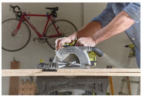 img 1 attached to Cordless circular saw RYOBI R18CS-0 yellow