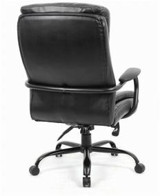 img 1 attached to Executive computer chair Brabix Heavy Duty HD-004, upholstery: imitation leather, color: black